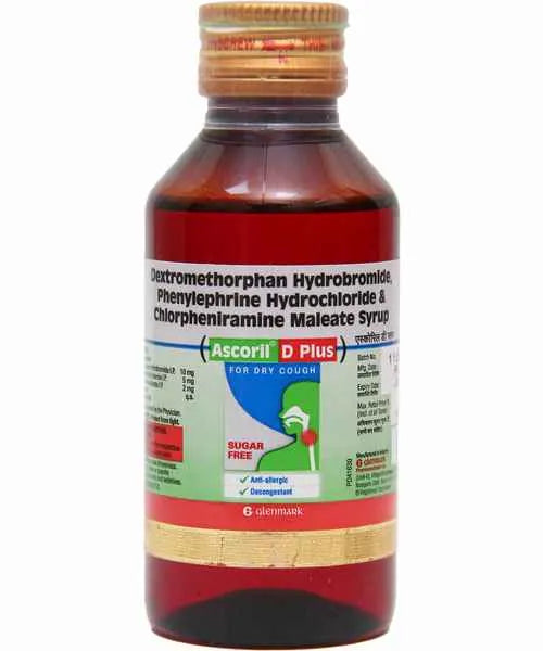 Ascoril D+ Sugar Free Syp 100ml