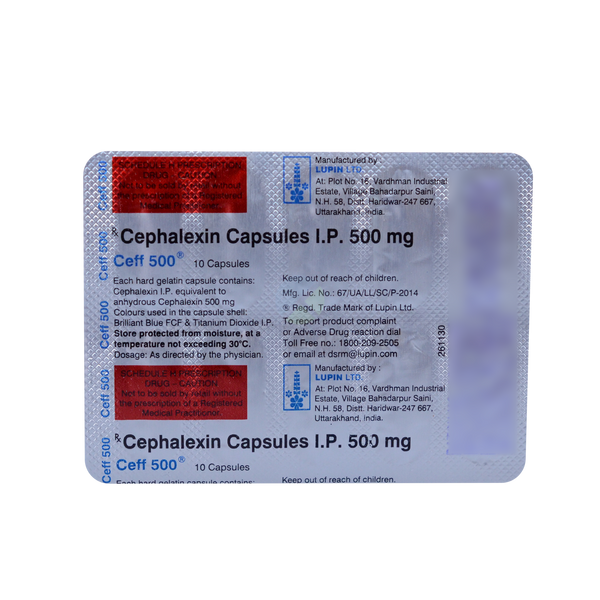 Ceff 500mg Cap