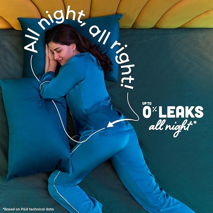 Whisper Bindazzz Nights Thick, Xxxl, 20 Pads