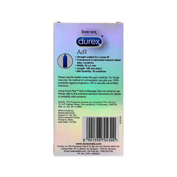 Durex Condoms - Air 10'S