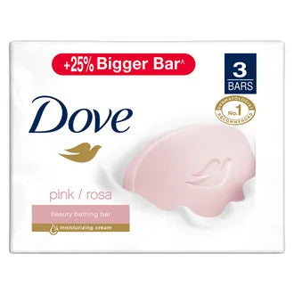 Dove Pink Beauty Bathing Bar, 375 Gm (3 X 125 Gm)