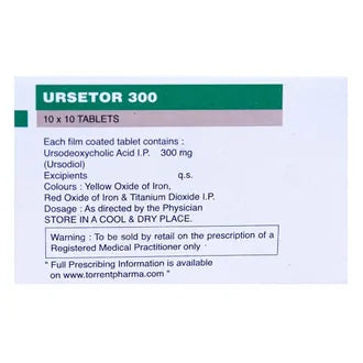 Ursetor 300mg Tab 10 Tab