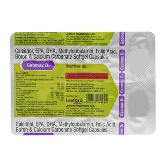 Geomax D3 Softgel(Green) 10