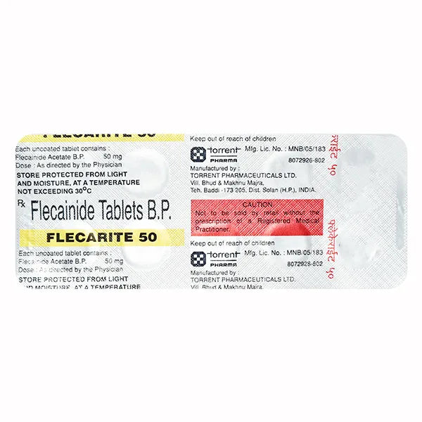 Flecarite 50 Mg Tab