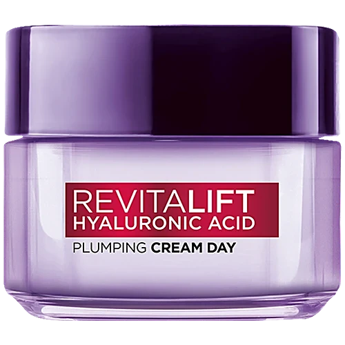 L'Oreal Paris Revitalift Hyaluronic Acid - Plumping Day Cream, For Hydrated, Smooth & Radiant Skin, 50 Ml Jar