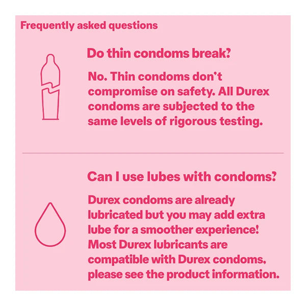 Durex Condoms - Extra Ribbed 10'S