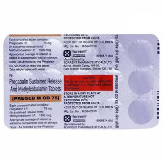 Pregeb M Od 75 Tabs 15`S 1*15