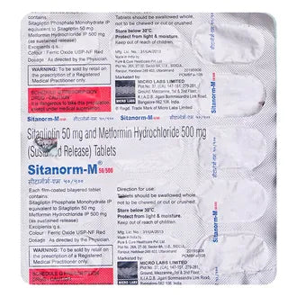 Sitanorm M 50/500 Tablet 15