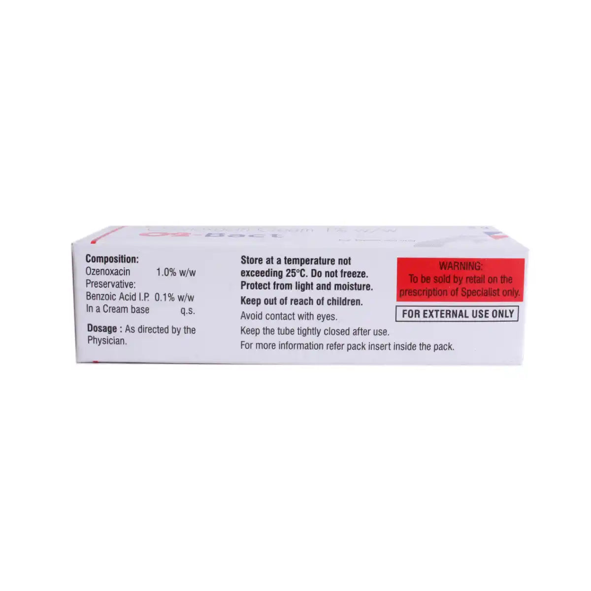 O2 Bact Cream 5gm