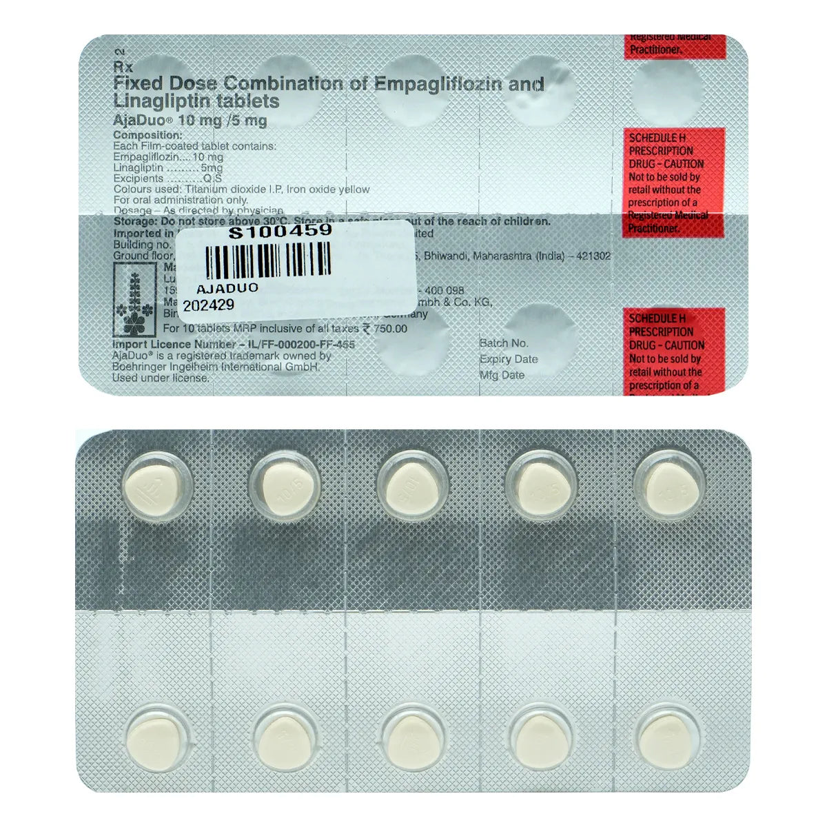 Ajaduo 10/5 Tab (Dpco)