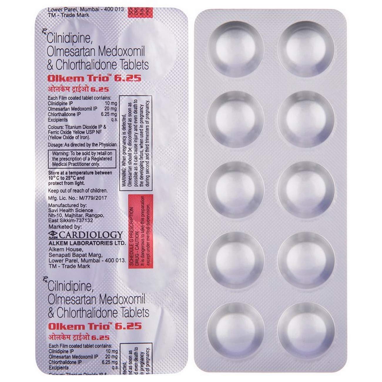 Olkem Trio 6.25mg