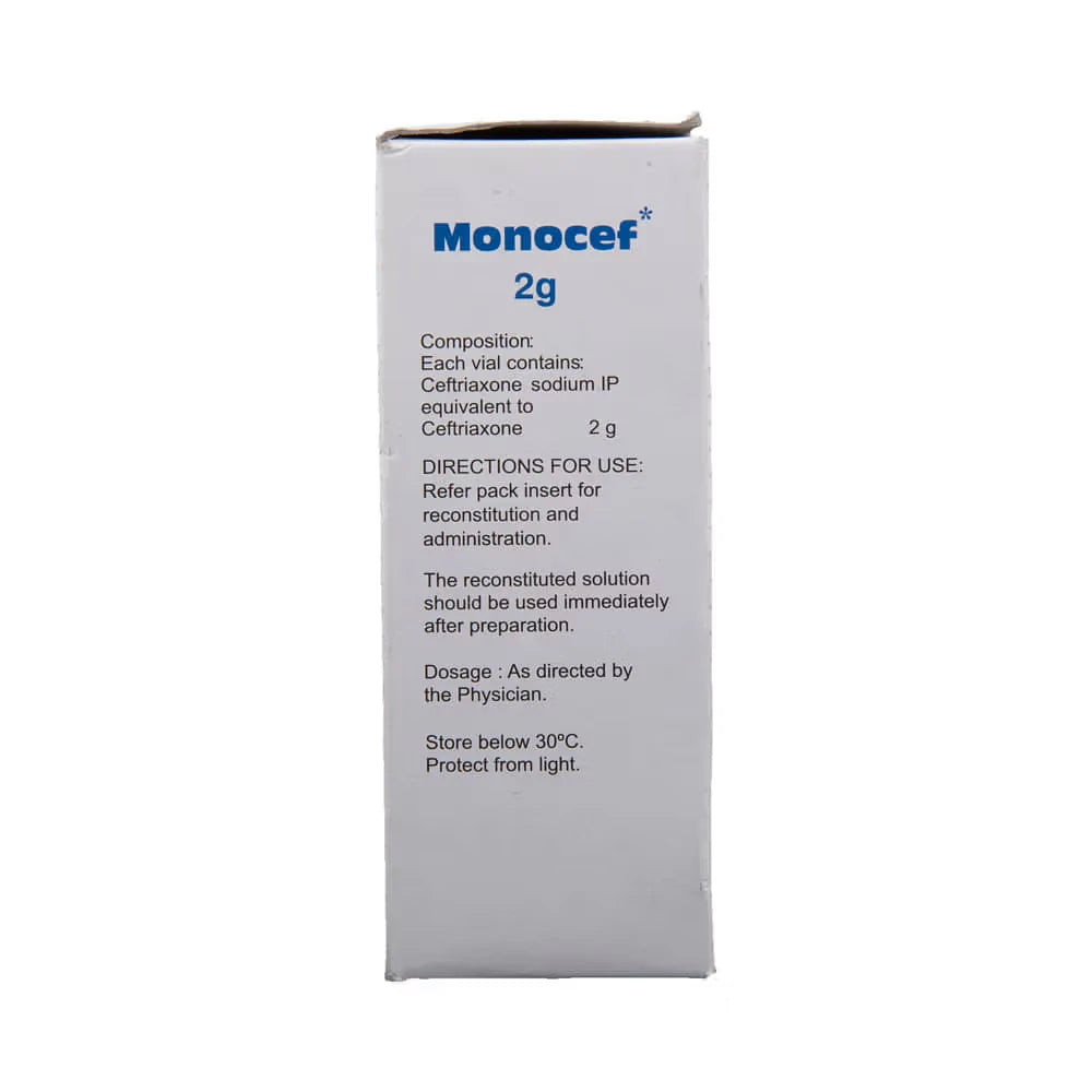 Monocef 2gm Inj (Dpco)