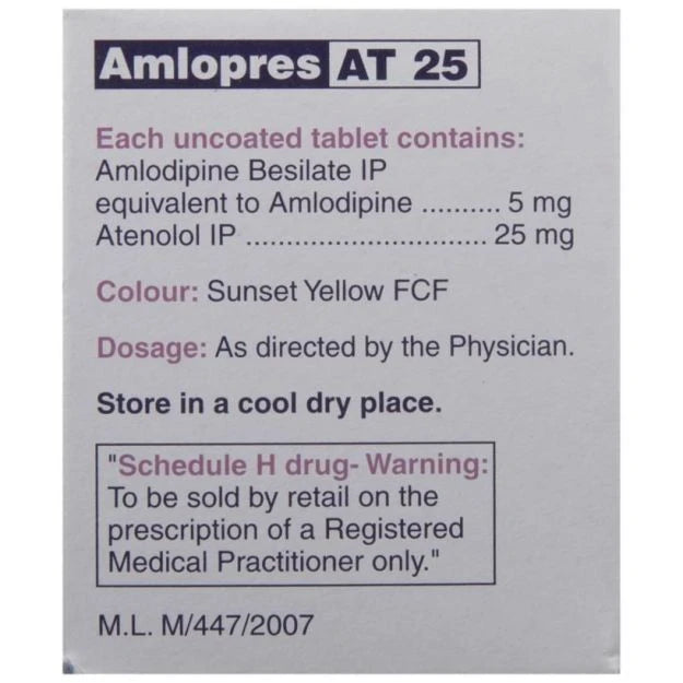 Amlopres At 25 Mg Tab