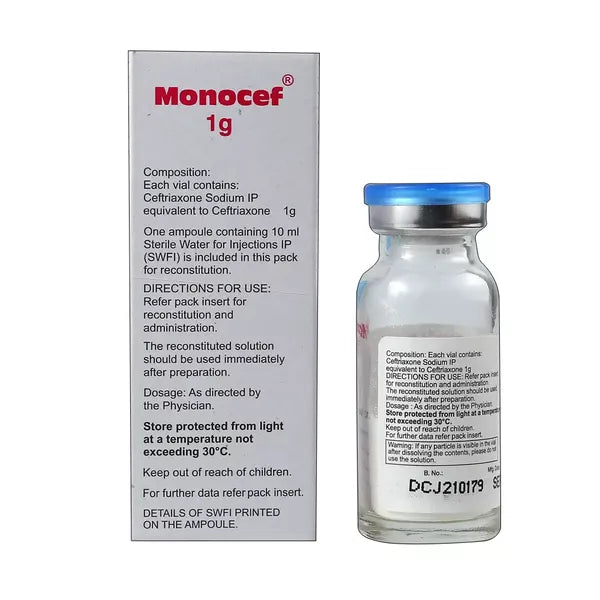 Monocef 1gm Inj