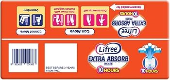 Lifree, Extra Absorb Pants, L