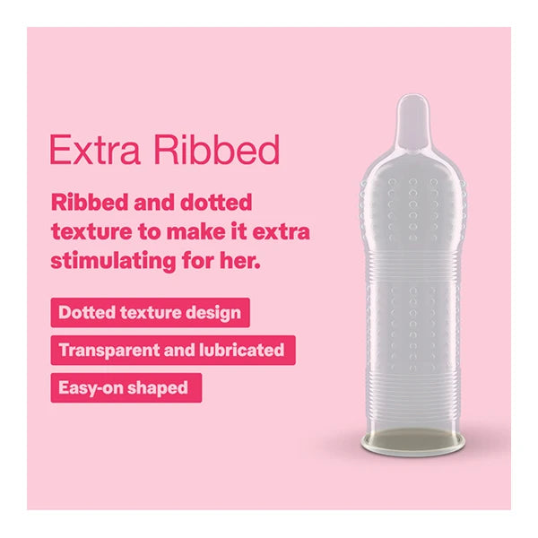 Durex Condoms - Extra Ribbed 10'S
