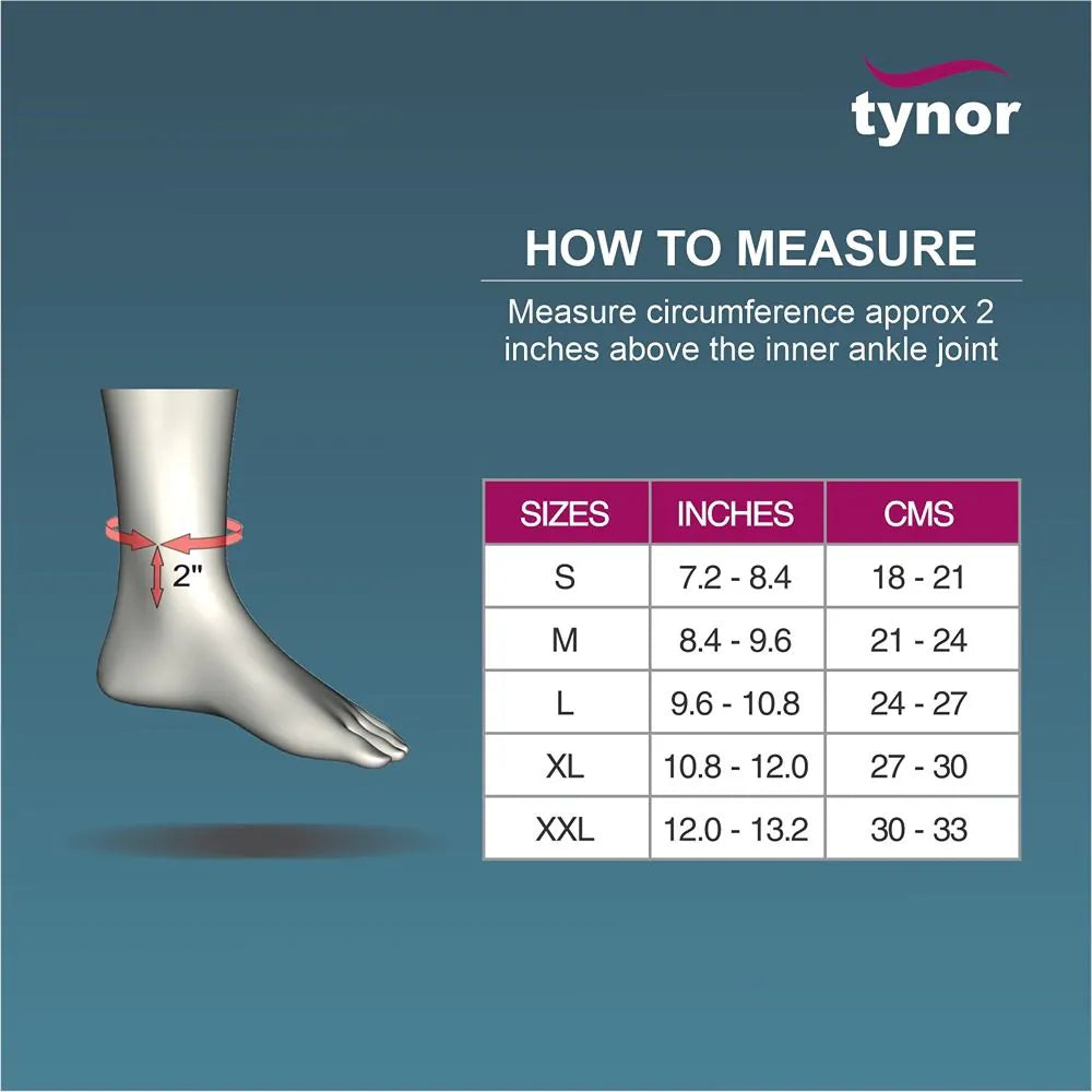 Tynor Anklet Comfeel 1 Pair Xl