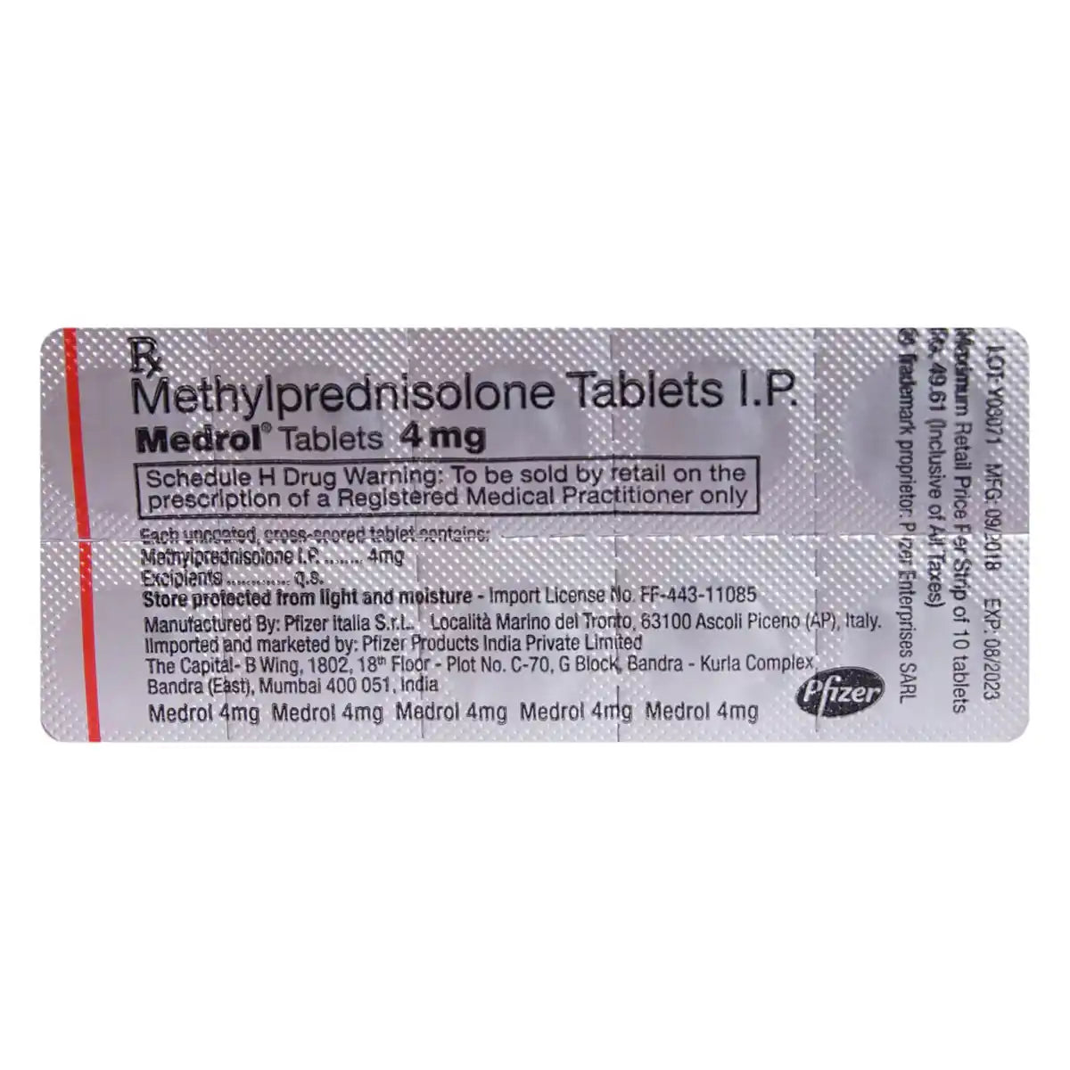 Medrol 4mg
