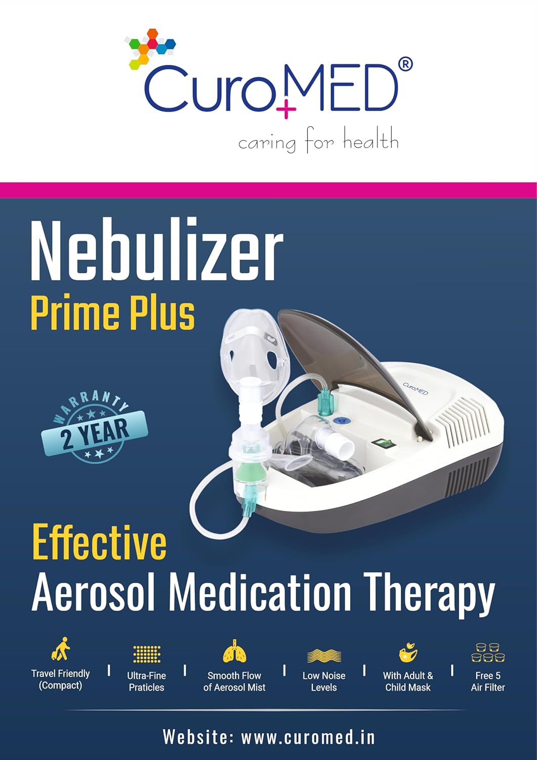 Naulakha Curomed Prime Plus + Nebulizer (Ni/211)