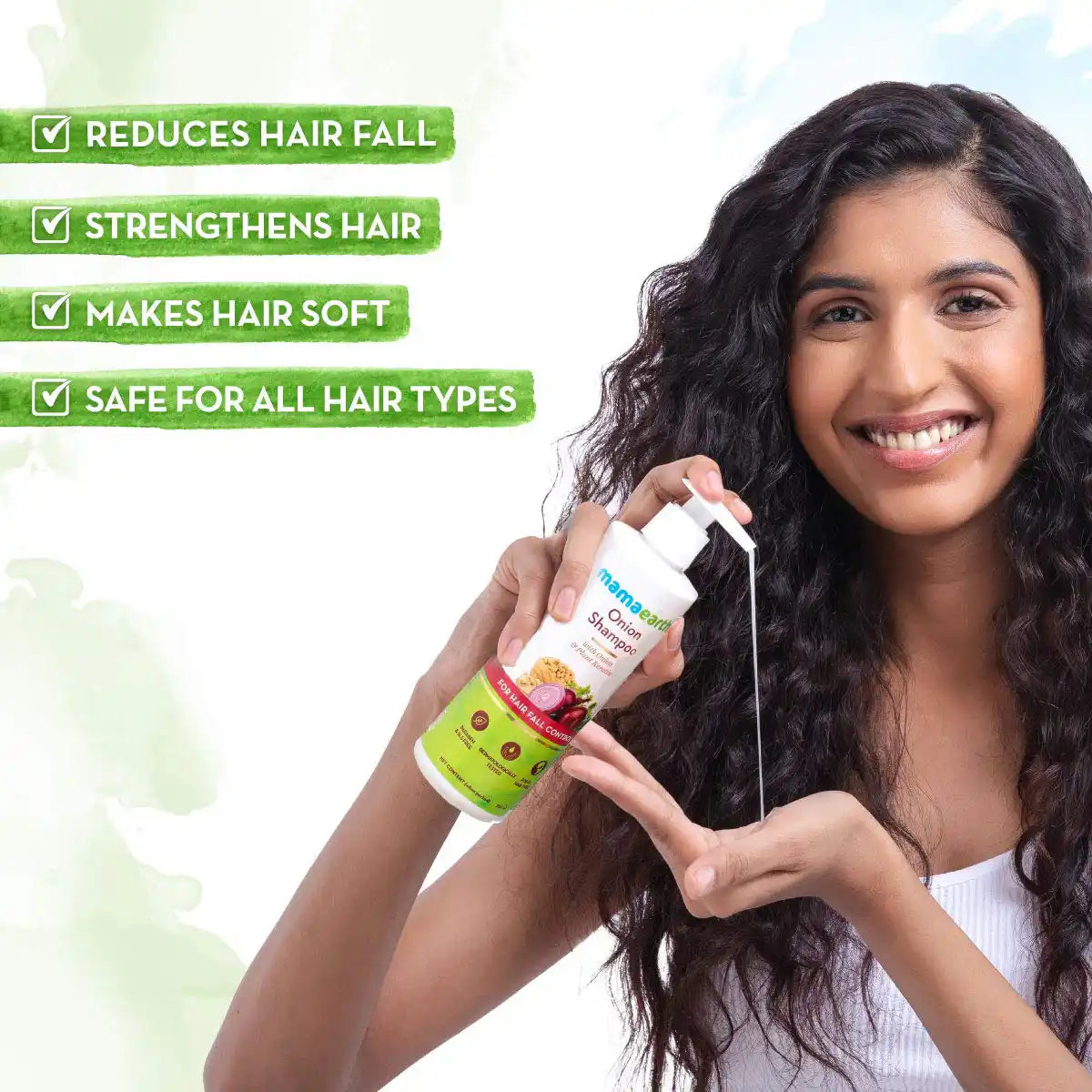 Mamaearth Onion Shampoo With Plant Keratin 250ml