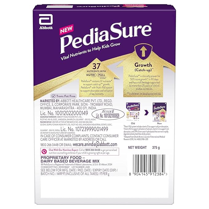 Pediasure Vanilla Flavour 375g