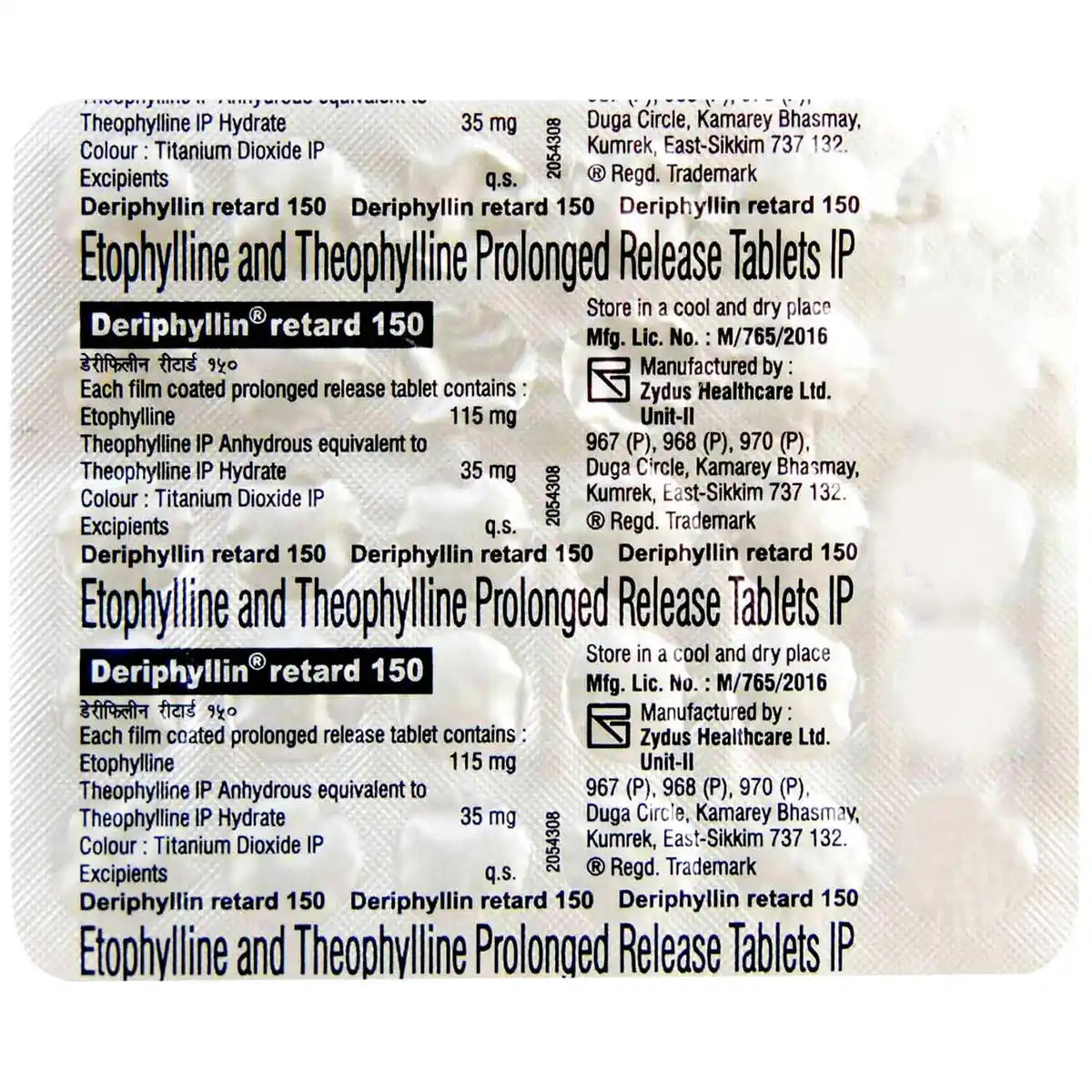 Deriphyllin Ret 150mg