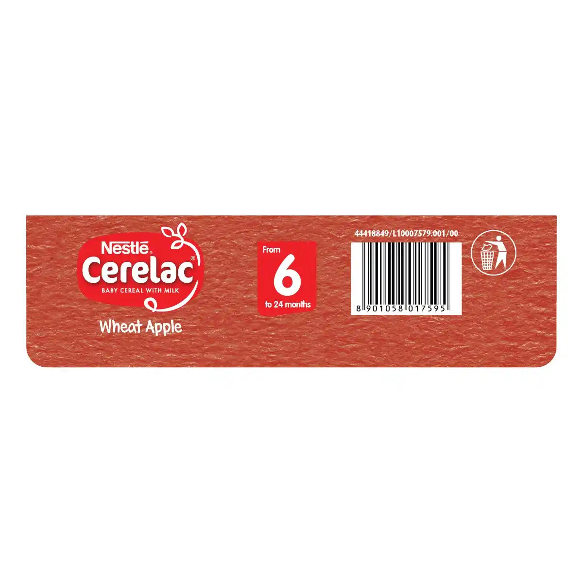 Cerelac With Milk Wheat Apple 350g No 6