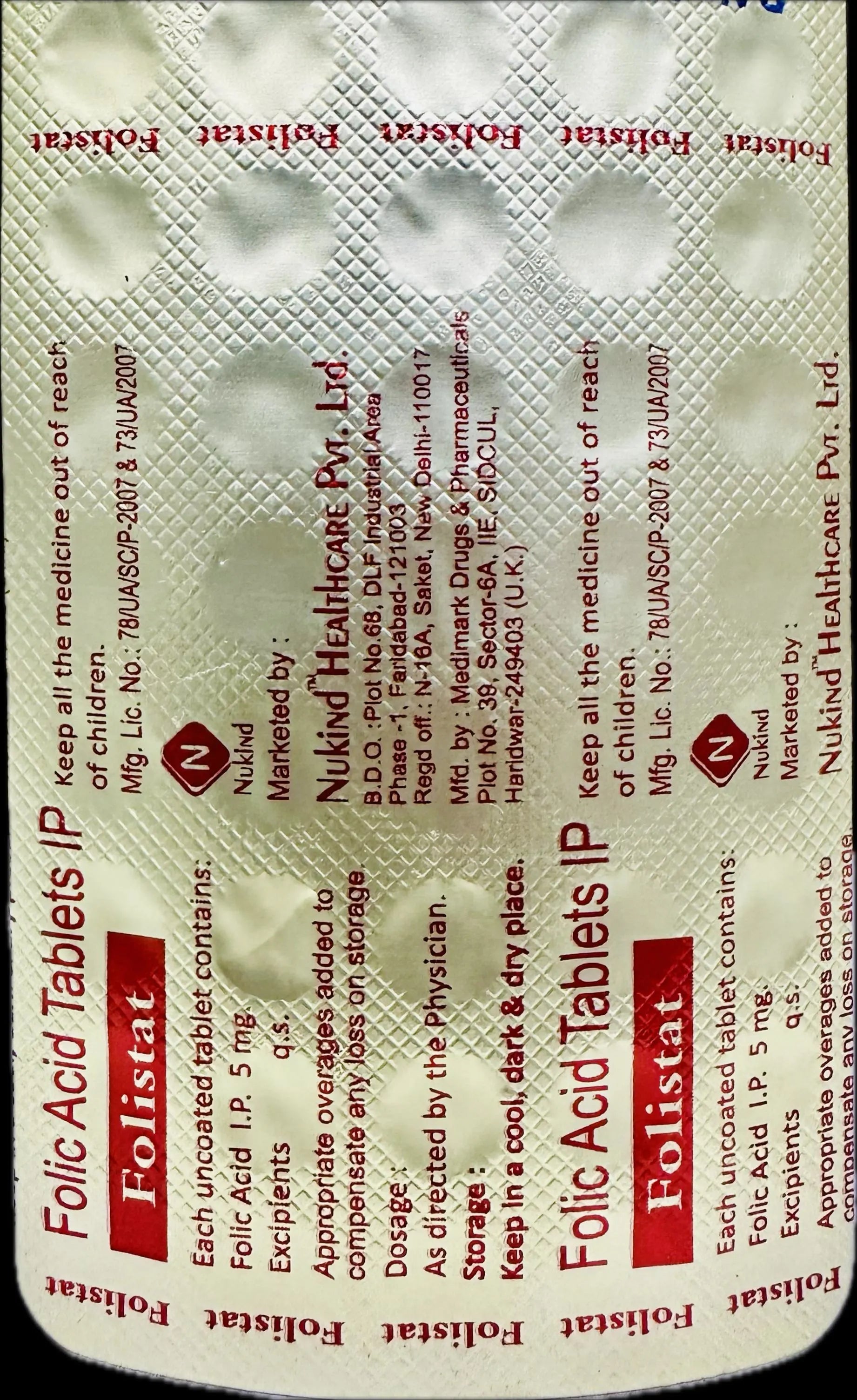 Folistat Tablets