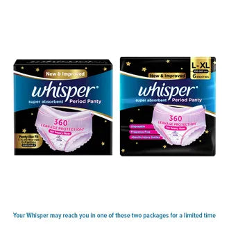Whisper Super Absorbent Period Panty Large-Xl, 6 Count