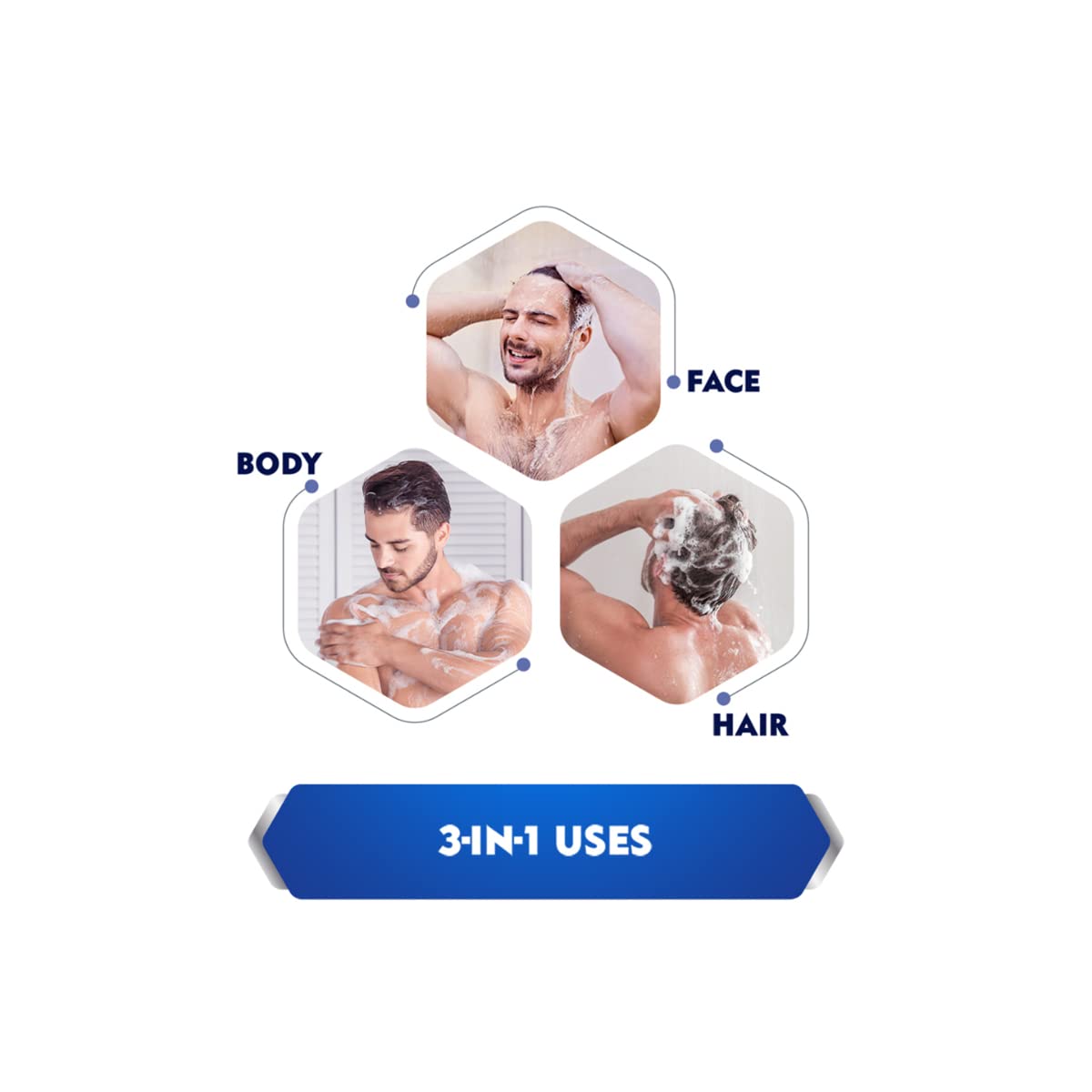 Nivea Men Active Clean Shower Gel, 250 Ml