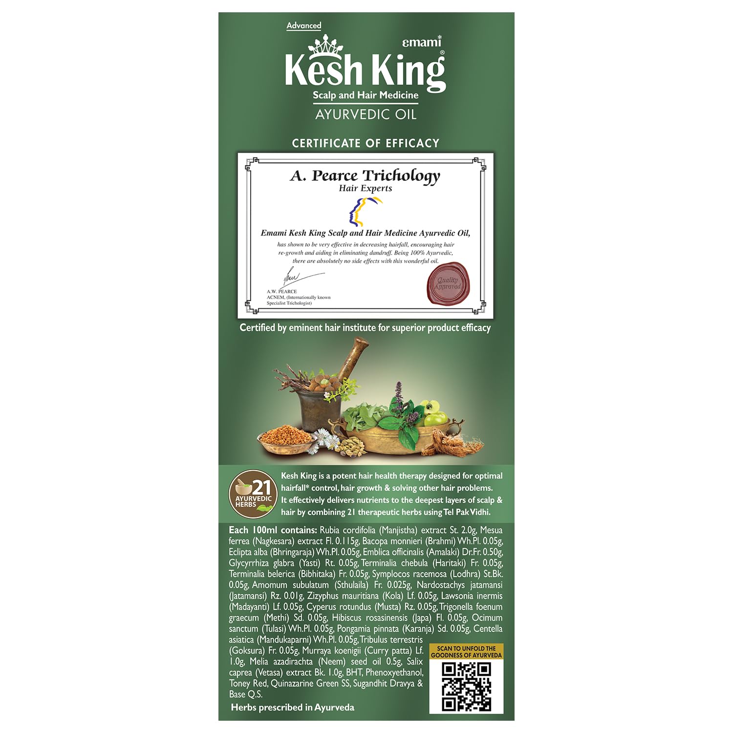 Kesh King Ayurvedic Oil 300ml