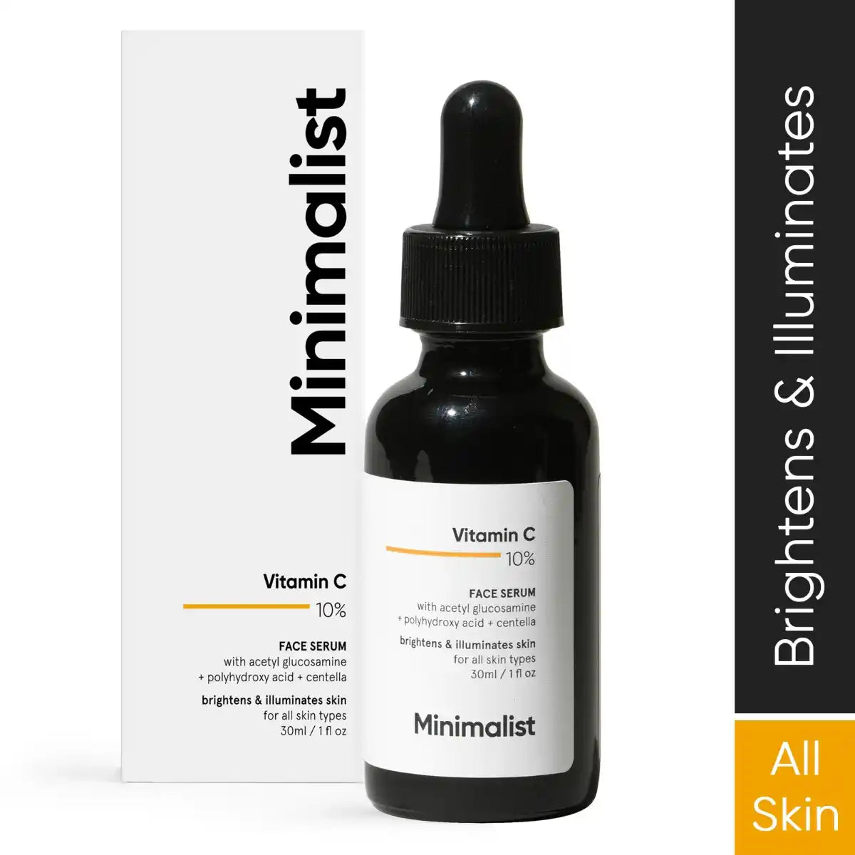 Minimalist 10% Vitamin C Face Serum 30 Ml Glows And Brightens Skin