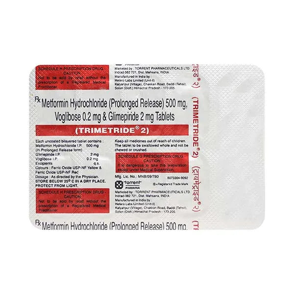 Trimetride 2 Mg Tab