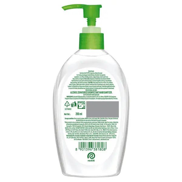 Dettol Hand Sanitizer 200ml