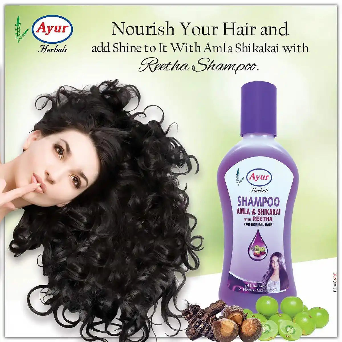 Ayur Herbal Amla & Shikakai Shampoo 200ml
