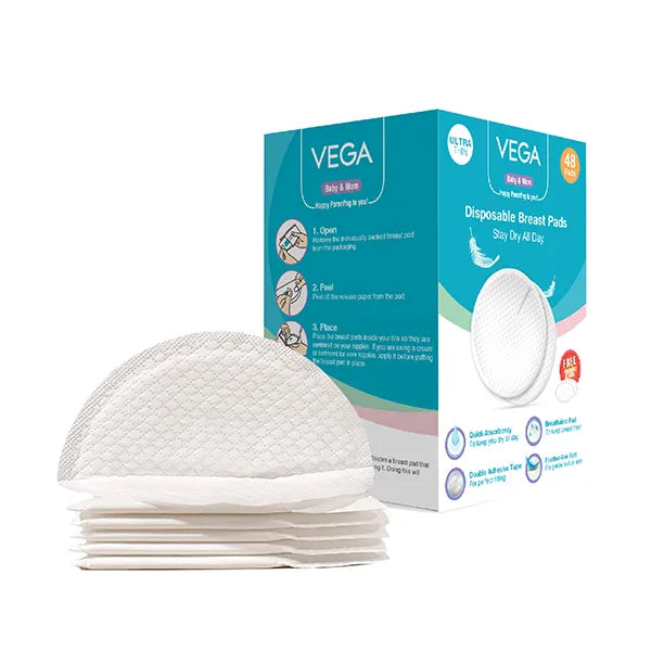 Vega Baby & Mom Breast Pad 48'S (+ Free 2'S)