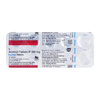 Zovirax 400mg Tab