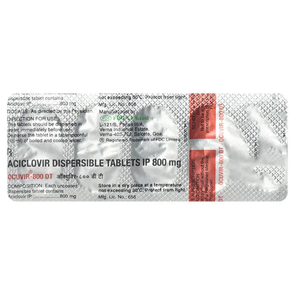 Ocuvir 800mg Dt Tab