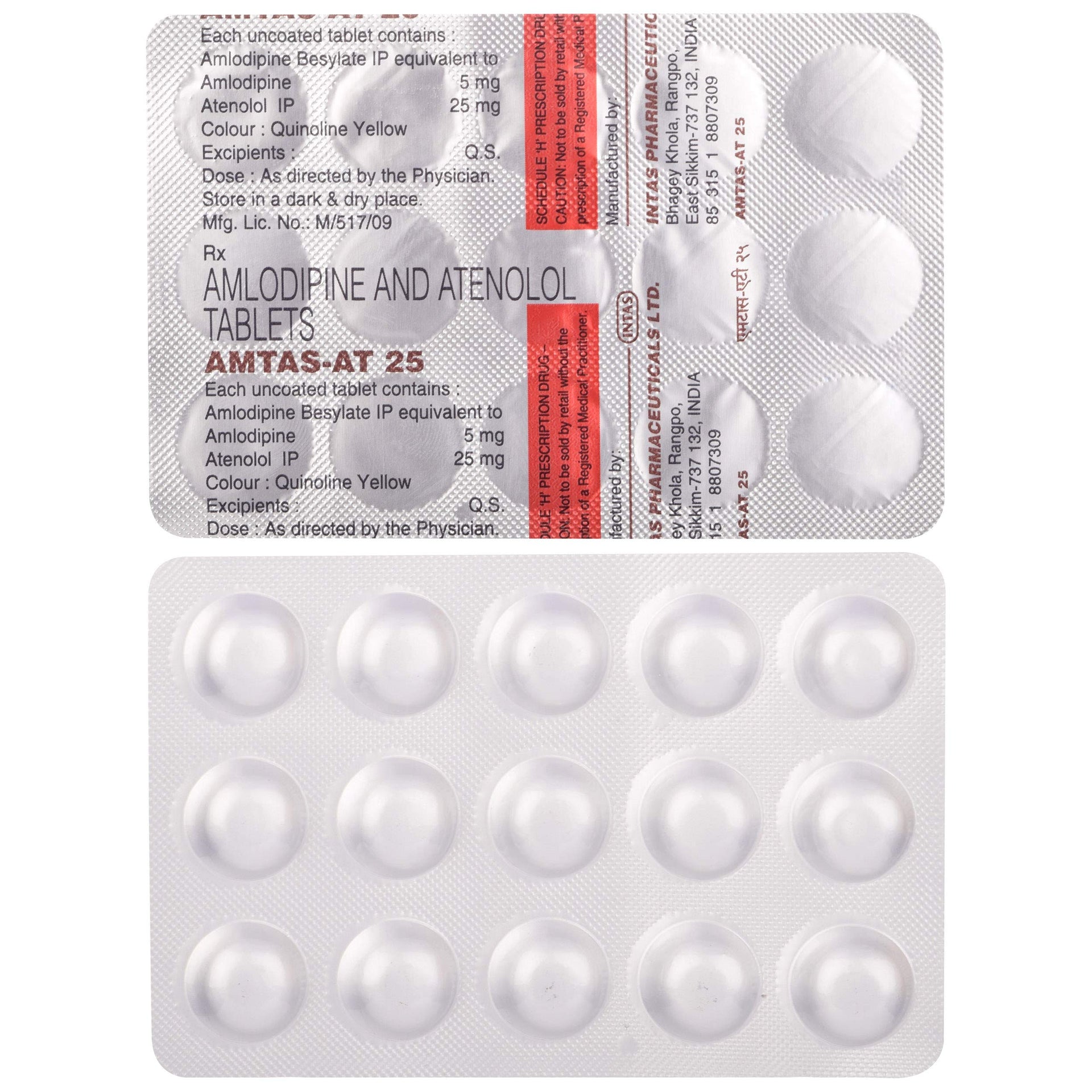 Amtas-At 25mg Tab