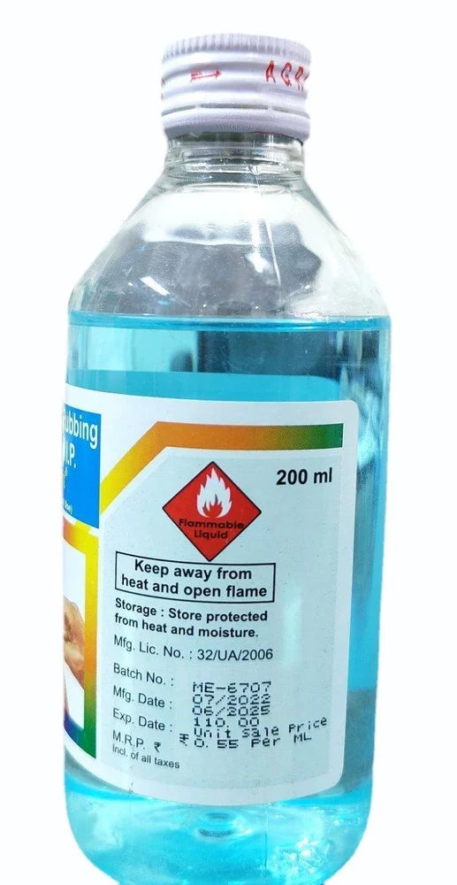 Isoproply Rubbing Alcohol 200ml
