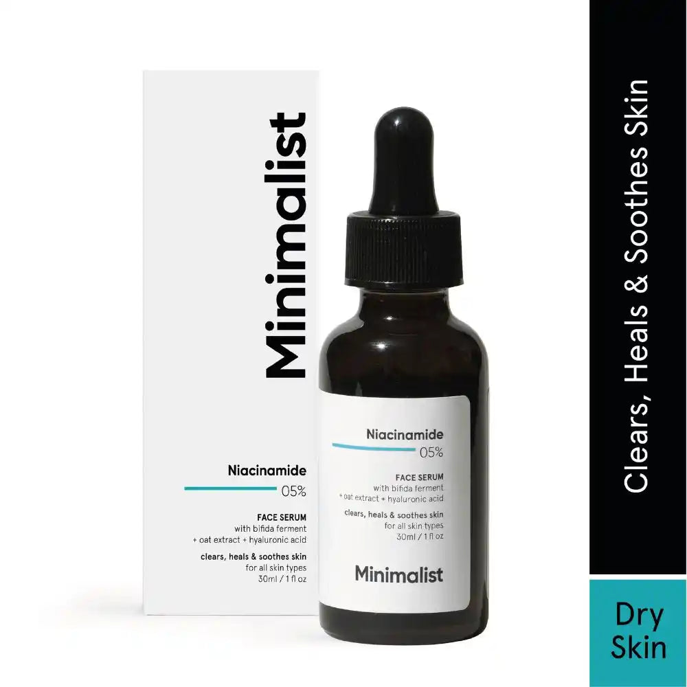Minimalist 05% Niacinamide Face Serum 30ml Reduce Dullness And Acne