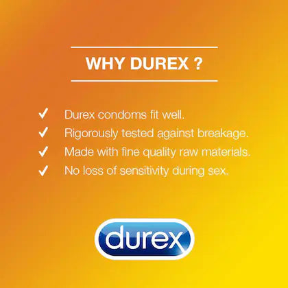 Durex Extra Ribbed Condoms 3 Pcs