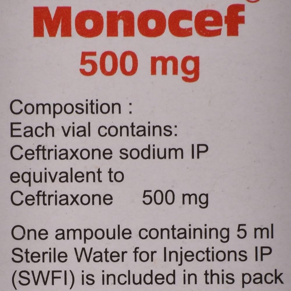 Monocef 500mg Inj