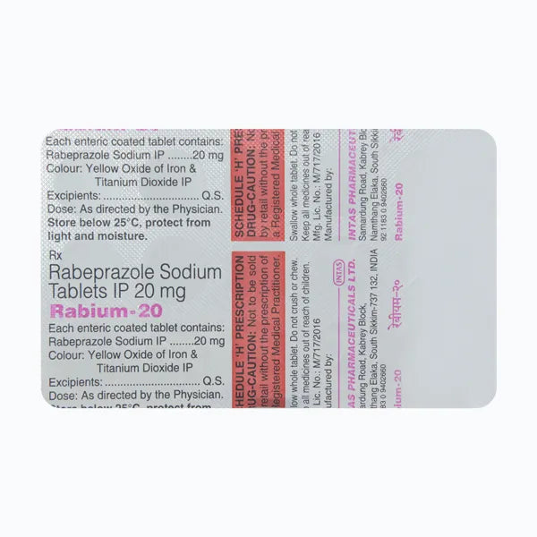 Rabium 20mg Tab