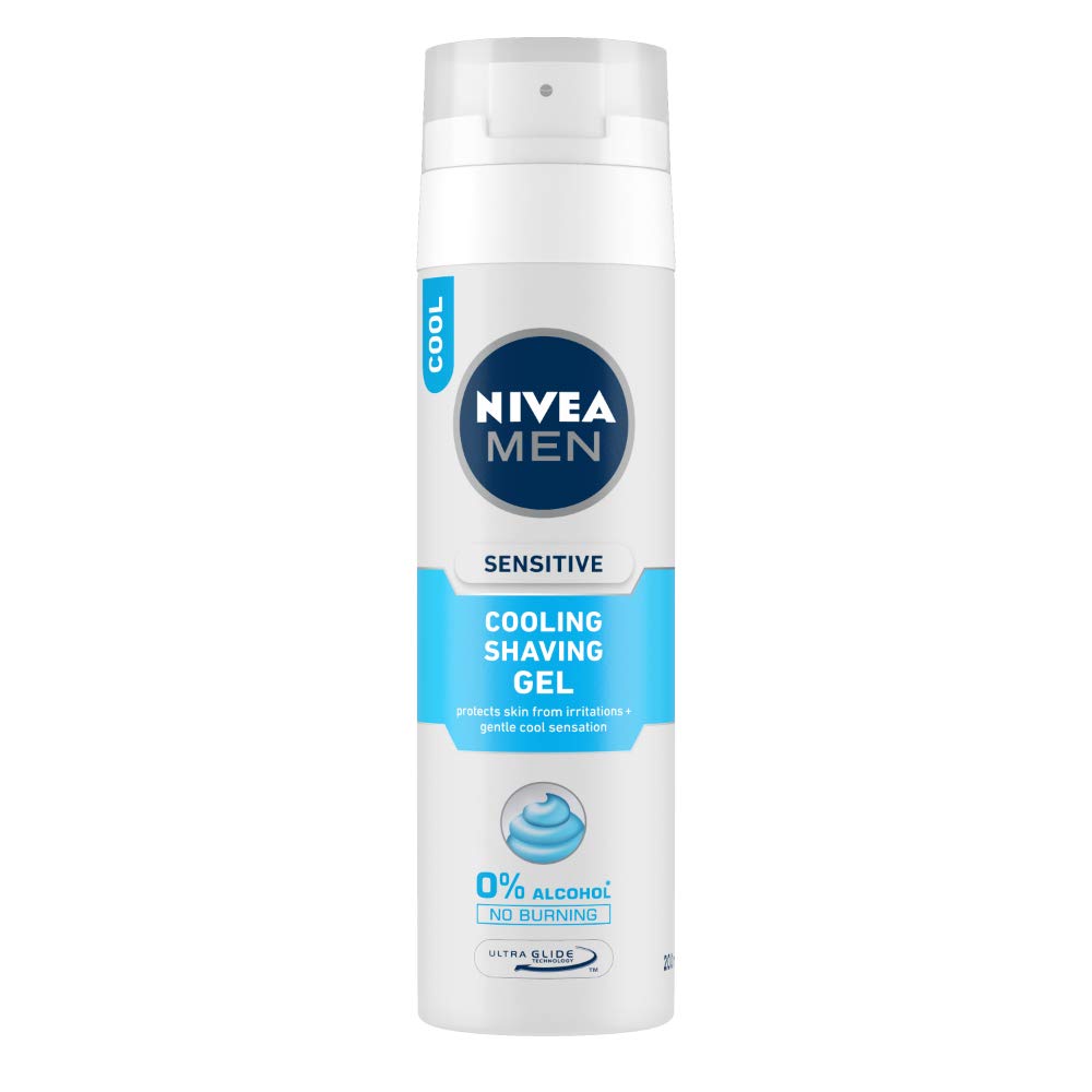 Nivea Men Shaving, Sensitive Cooling Shaving Gel, 200ml