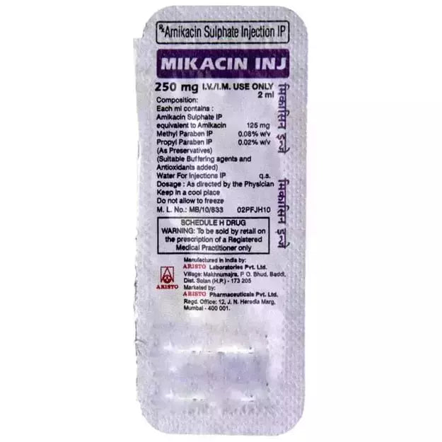 Mikacin Inj 250mg
