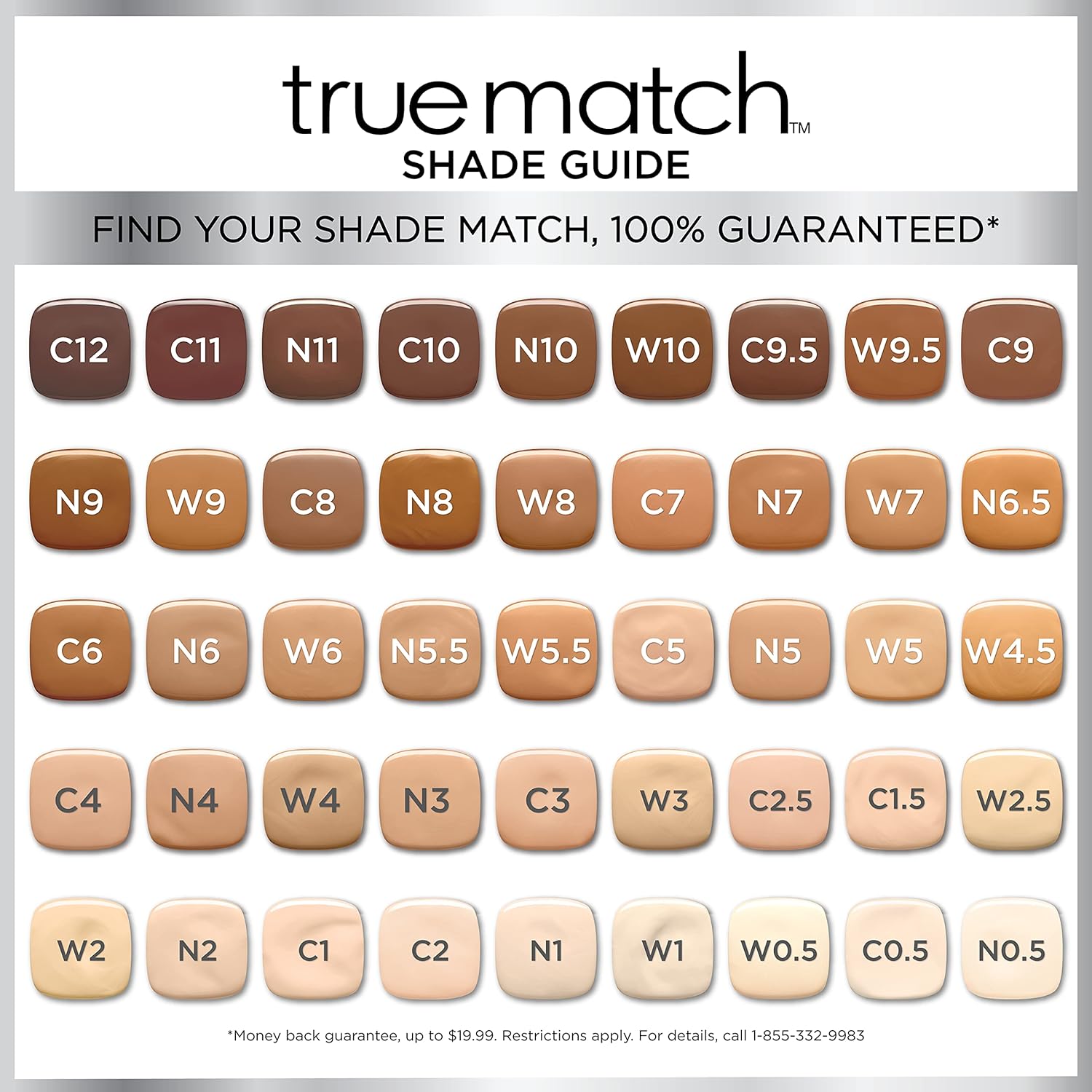 L'Oreal Paris True Match Super-Blendable Makeup, Liquid, Natural Shell Beige, 1 Fl. Oz. 30ml
