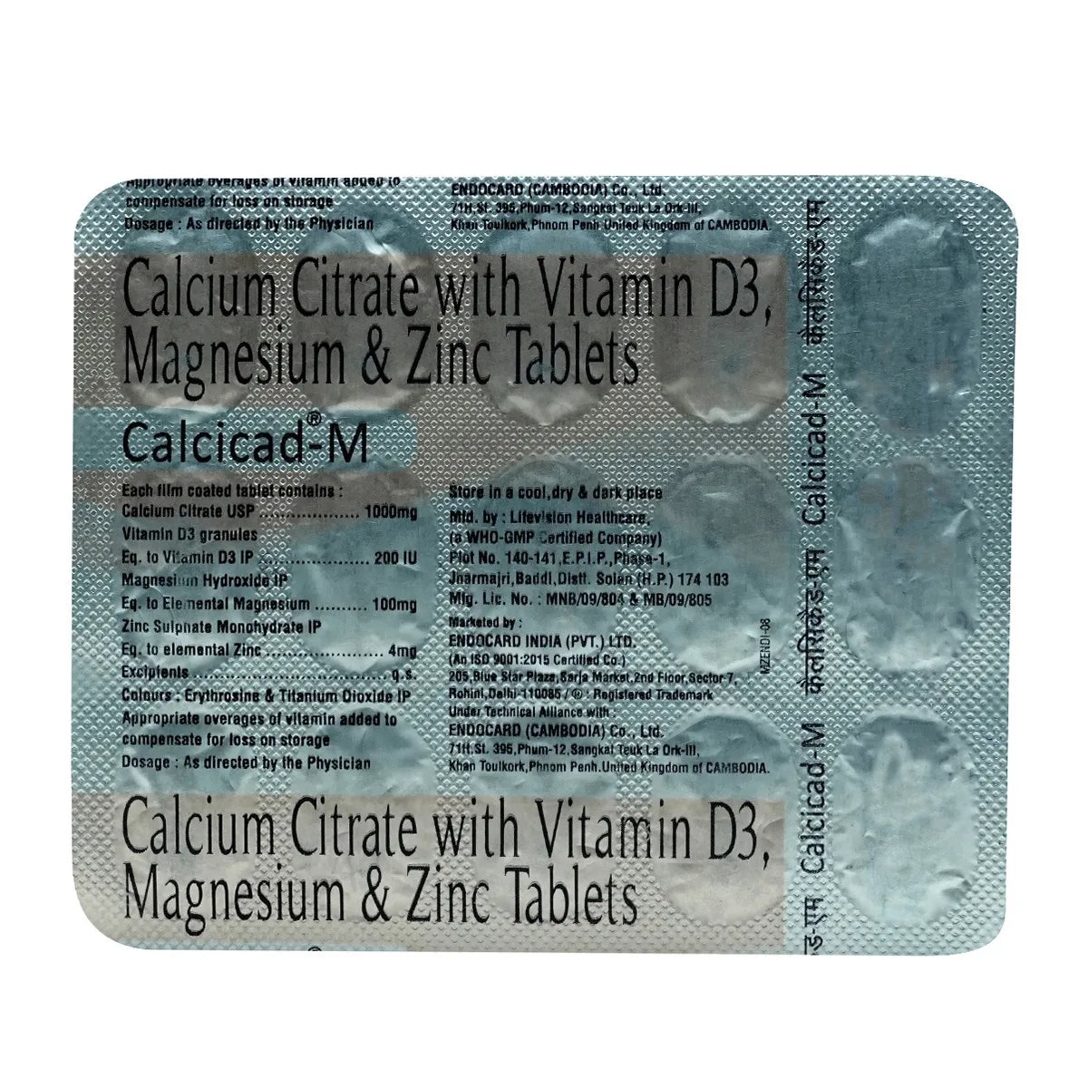 Calcicad M Tab 15`S